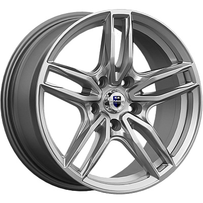 КиК 8x17/5x120 ET34 D72,6 Бартон (КС1110) Дарк платинум