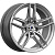 КиК 8x17/5x112 ET26 D66,6 Бартон (КС1110) Дарк платинум