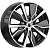 КиК 6,5x16/5x112 ET50 D57,1 Гамбит (КС961) Алмаз черный