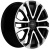Khomen Wheels 7,5x18/6x139,7 ET30 D106,1 KHW1805 (JAC T6 Pickup) Black-FP