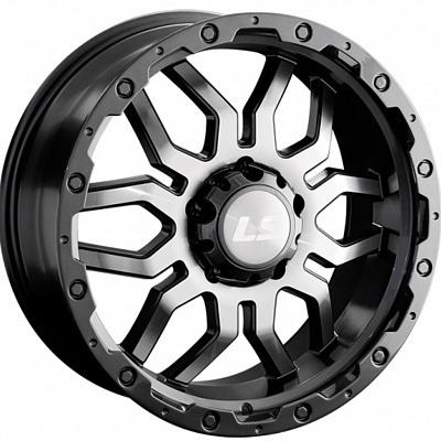 LS 7,5x17/6x114,3 ET30 D67,1 1285 GMF (конус, Колпак+лого)